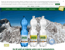 Tablet Screenshot of gocciadicarnia.it